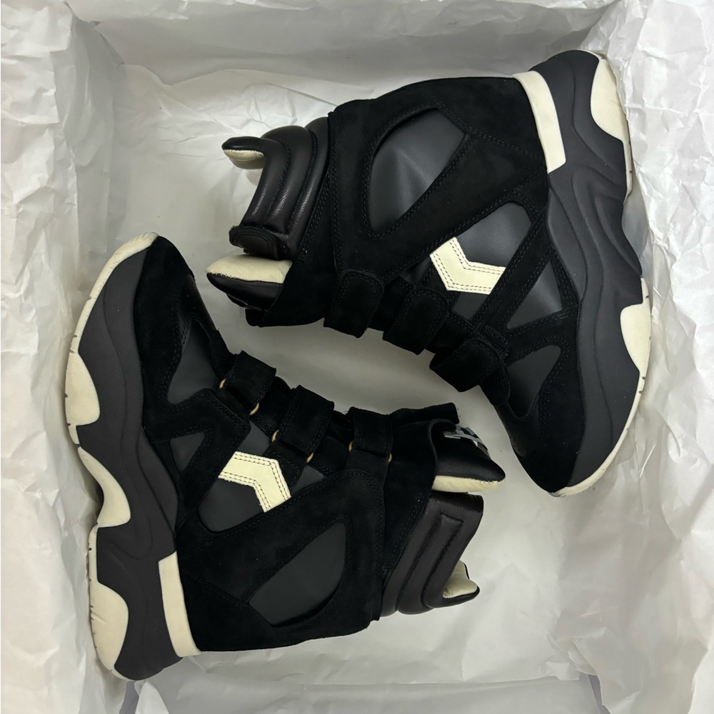 Isabel Marant Balskee HighTop Leather Sneakers